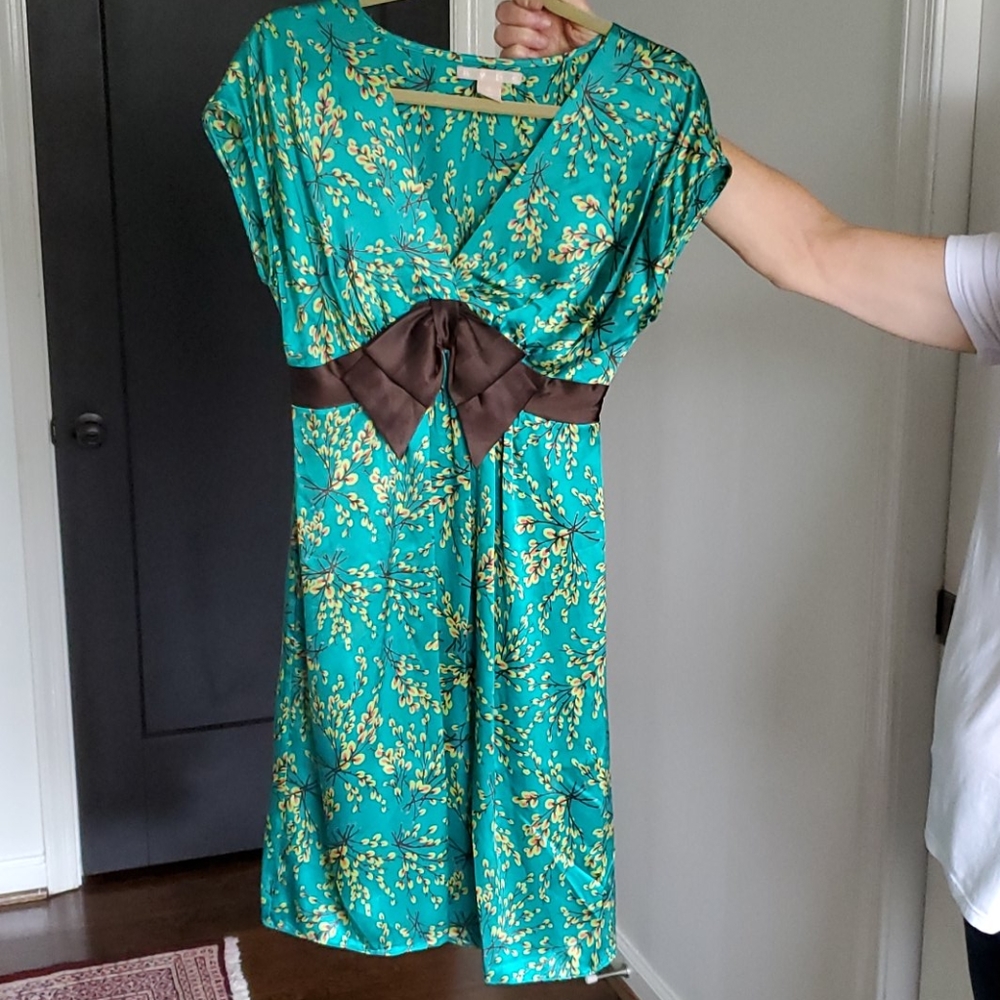 Silk cocktail dress